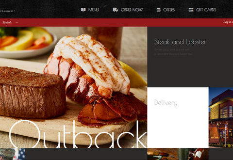 아웃백 반응형 웹디자인