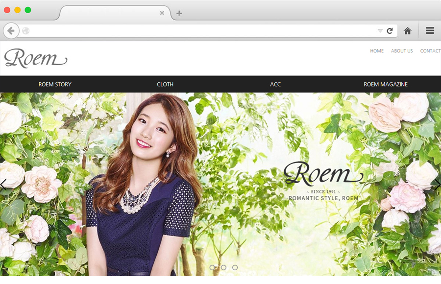 로엠 반응형 웹사이트